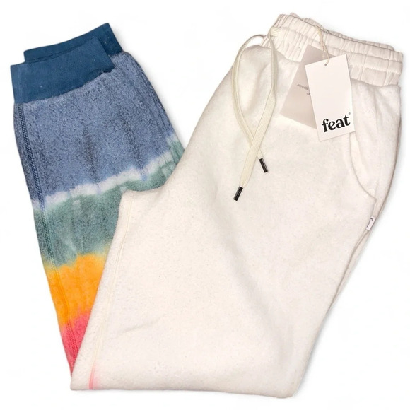 Feat Comfy Blanketblend Jogger Sunset Lover Colorful Ombré Jogger Sweats S - Picture 3 of 7